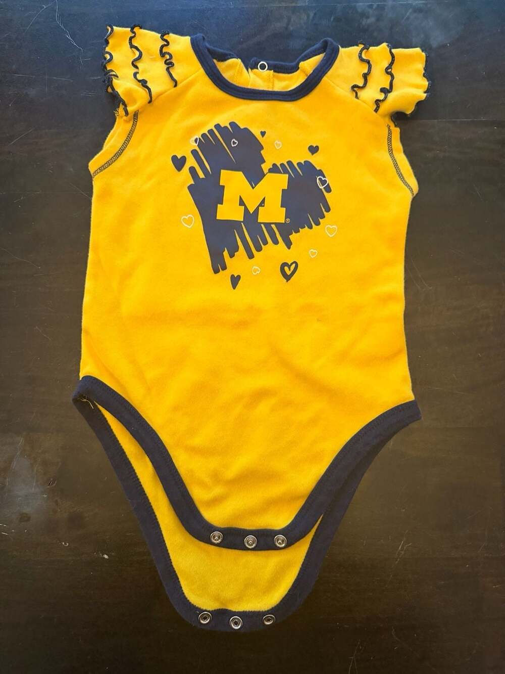 GEN 2 University of Michigan Wolverines Infant Bodysuit Romper, 18M